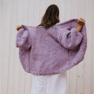 Little Tienda ruth cardigan, OS lavender